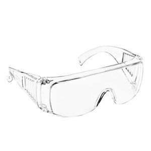 4 Diamont Vented Clear Over The Glass Safety Goggles, Anti Fog & Anti Scratch